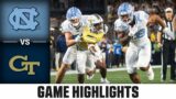 North Carolina vs. Georgia Tech Game Highlights | 2023 ACC Football