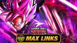 PRETTY GOOD EZA!!! LEVEL 10 LINKS 100% EZA LR INT ROSE GOKU BLACK! (DBZ: Dokkan Battle)
