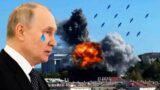 PUTIN panicked! Russia's Black Sea Fleet fled when Ukraine destroyed the fleet's key weapons depot.