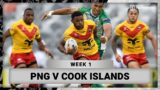 Papua New Guinea v Cook Islands | 2023 Pacific Championships Week 1 | Full Match Replay
