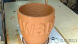 Personalized Terracotta Cup for IW3DP – 3D Printed Ceramic Masterpiece!