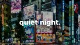 Quiet night in Taito City, Japan – Chill Lofi Hip Hop Beats for Relax/Study/Calm [Shizuka no Niwa]