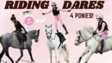 RIDING DARES!!! 4 PONIES (AND A SPICY POPCORN!)