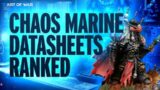 Ranking every Chaos Space Marine Datasheet Warhammer 40k 10th Edition Tier List