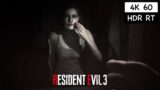 Resident Evil 3 Remake: Full Walkthrough 4K 60 HDR RT