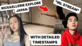 Ricegum livestream 2023-10-18 IRL STREAM IN JAPAN W ELLERIE & DETAILED TIMESTAMPS