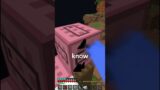 Running Out Of Blocks Almost Made Me Lose The Game On Hypixel Bedwars!!! #mcserver #minecraftserver