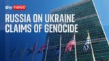 Russia calls on UN court to throw out Ukraine genocide challenge
