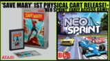 SAVE MARY Gets 1st Physical Cart Release + NEO SPRINT, an Early Access Atari VCS Game, Available Now