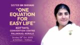 SISTER BK SHIVANI JI @ PALAKKAD, KERALA on 29th Oct 2023 7.30 AM LIVE (MALAYALAM) | KCC Edathara