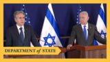 Secretary Blinken and Israeli Prime Minister Netanyahu deliver statements to the press