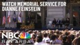 Sen. Dianne Feinstein memorial in San Francisco (Full replay)