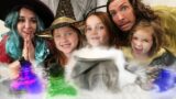 SpOoKy FaMiLy WiTcH PoTiOnS!! Adley Niko and Navey make Halloween Experiments then Portal Goo Rescue