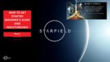Starfield How to get started Part 5 Beginner's guide and Walkthrough