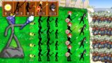 Stick war Legacy vs Plants vs Zombie Animation – Stickman vs Gargantuar Zombies