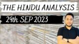 THE HINDU Analysis, 29 September 2023 | Daily News Analysis for UPSC IAS |