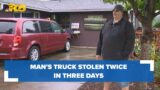 Tacoma man looking for suspects involved in stealing his truck, and trailer twice in a 3-day span
