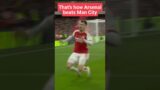 That's how Arsenal beats Man City in 2023 #Arsenal #ManCity #PremierLeague #highlights