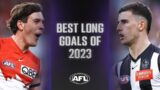 The 10 BEST goals from outside 50 for 2023
