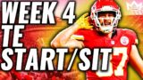 Tight Ends You MUST START and SIT in Week 4 (Every Matchup) | 2023 Fantasy Football