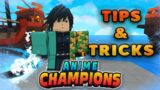 Top Tricks And Tips To Become OP In Anime Champions Simulator *Code