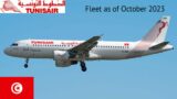 Tunisair Fleet as of October 2023