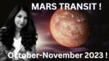 Turbulent Impact of Mars !! October-November 2023 Update !