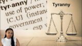 Tyranny | What I Heard In Prayer #propheticword