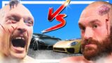 Tyson Fury VS Oleksandr Usyk CAR BATTLE