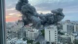 VIDEO: Moment when Israeli air strike hits Gaza after Hamas attack