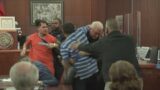 Video: Fight breaks out between families in Houston courtroom after man pleads guilty to murder