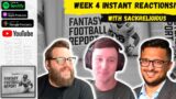 Week 4 Instant Reactions: The Fantasy Football Report