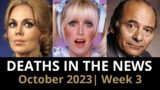 Who Died: October 2023 Week 3 | News