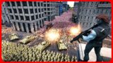 Winter Soldier's City Invasion of 8 MILLION ZOMBIES – Ultimate Epic Battle Simulator 2 UEBS 2 (4K)