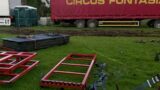 circus Funtasia pulling down at Bodmin fair park on the 22nd.10.2023.