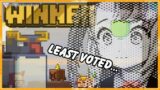 least voted… we riot… by building army of penguins in Minecraft
