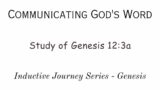 "Study of Genesis 12:3a"