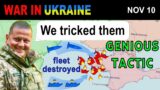 10 Nov: FOOTAGE: RUSSIAN WARSHIPS BEING SENT TO THE BOTTOM OF THE SEA | War in Ukraine Explained