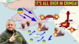 %100 Direct Hit: Ukrainian drone swarm THUNDERED on Russian naval base! Crimean bridge closed!