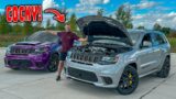 1000 HP TRACKHAWK EMBARRASSED ME IN A RACE!