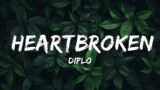 Diplo – Heartbroken (Lyrics) ft. Jessie Murph & Polo G  | lyrics Aditya