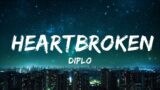 Diplo – Heartbroken (Lyrics) ft. Jessie Murph & Polo G 15p lyrics/letra