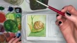 Snail Mail – Art Process – Real Time Sketch and Paint #6