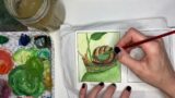 Snail Mail – Art Process – Real Time Sketch and Paint #12