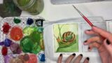 Snail Mail – Art Process – Real Time Sketch and Paint #9