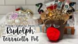 2023 Merry Craftsmas Series Day 1: Rudolph Terracotta Pot Gift Set