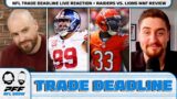 2023 NFL Trade Deadline Live Reaction + Raiders vs. Lions MNF Review | PFF NFL Show