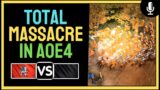 2250 Military MASSACRED In This Age Of Empires 4 Game