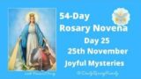 54-Day Rosary Novena Day 25: The Joyful Mysteries