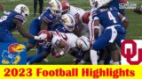 #6 Oklahoma vs Kansas Football Game Highlights 10 28 2023